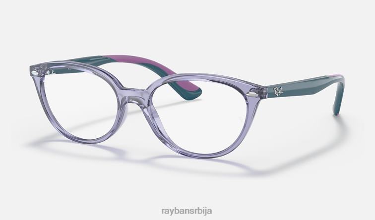 Ray-Ban рб1612 оптицс P0HP2789 наочаре углачана провидна љубичица клинци