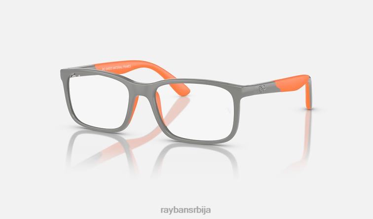 Ray-Ban рб1621 оптика на биолошкој бази P0HP2664 наочаре углачано сиво на наранџасто клинци