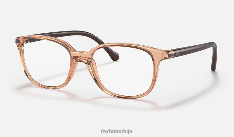 Ray-Ban рб1900 оптицс P0HP2860 наочаре углачан провидно браон клинци