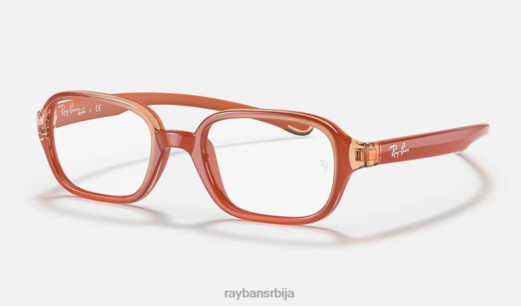 Ray-Ban рб9074 оптицс P0HP2852 наочаре полирана наранџаста клинци