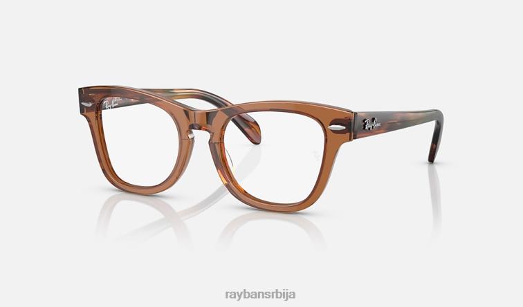 Ray-Ban рб9707в оптицс P0HP2752 наочаре углачан провидно браон клинци