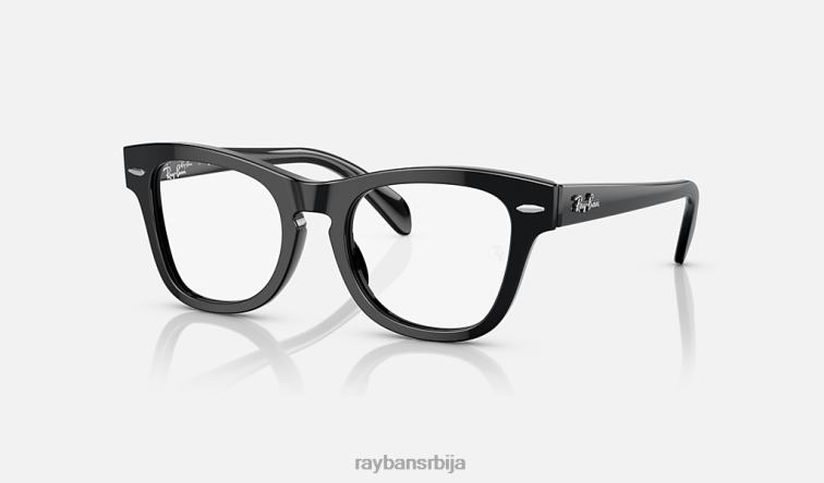 Ray-Ban рб9707в оптицс P0HP2755 наочаре углачана црна клинци