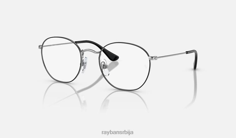 Ray-Ban пљачка оптика P0HP2675 наочаре углачано црно на сребру клинци