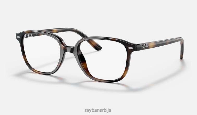 Ray-Ban леонард оптицс P0HP2721 наочаре углађена хавана клинци