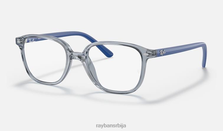 Ray-Ban леонард оптицс P0HP2722 наочаре углачано провидно плаво клинци