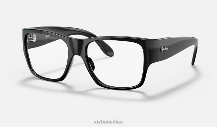 Ray-Ban номадска оптика P0HP2738 наочаре углачана црна клинци