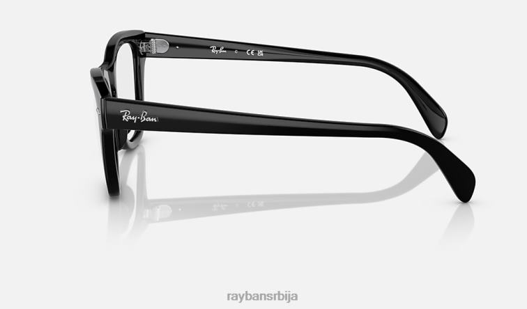Ray-Ban рб0707 оптицс P0HP1781 наочаре углачана црна мушкарци