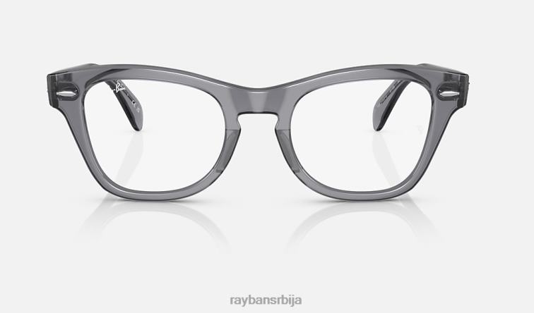 Ray-Ban рб0707 оптицс P0HP1784 наочаре углачана провидно сива мушкарци