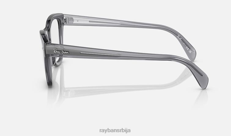 Ray-Ban рб0707 оптицс P0HP1784 наочаре углачана провидно сива мушкарци