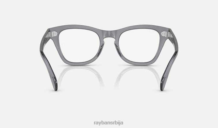 Ray-Ban рб0707 оптицс P0HP1784 наочаре углачана провидно сива мушкарци