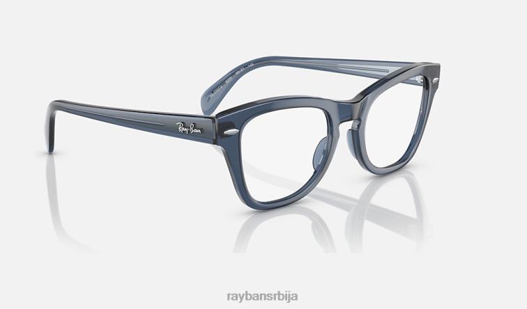 Ray-Ban рб0707 оптицс P0HP1785 наочаре углачана провидна тамноплава мушкарци