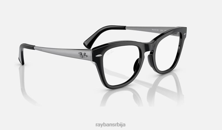 Ray-Ban рб0707вм оптицс P0HP2178 наочаре углачана црна мушкарци