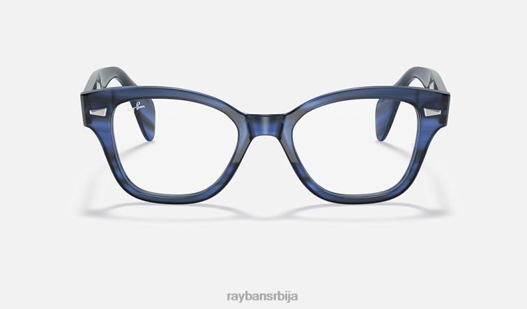 Ray-Ban рб0880 оптицс P0HP2133 наочаре углачана пругаста плава мушкарци