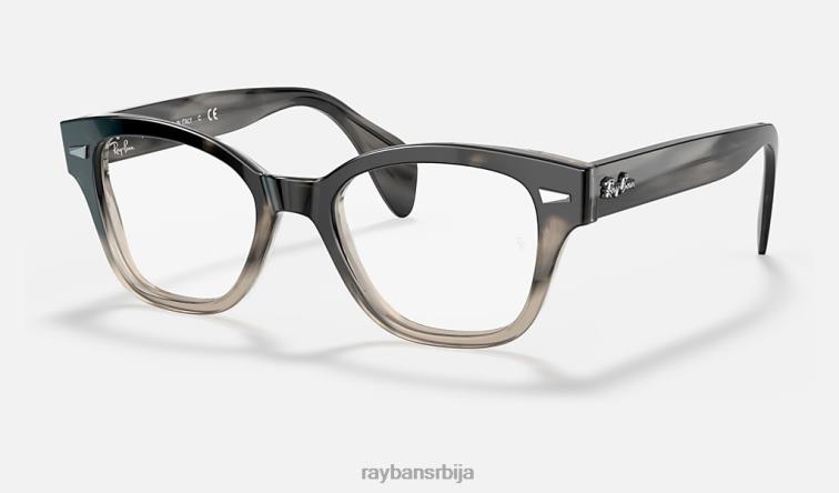 Ray-Ban рб0880 оптицс P0HP2135 наочаре углачана сива хавана мушкарци