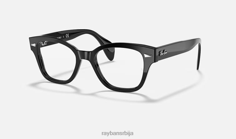 Ray-Ban рб0880 оптицс P0HP2136 наочаре углачана црна мушкарци