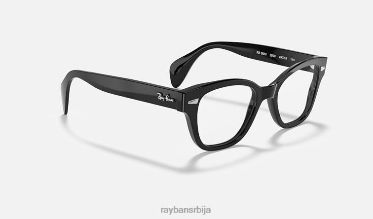 Ray-Ban рб0880 оптицс P0HP2136 наочаре углачана црна мушкарци