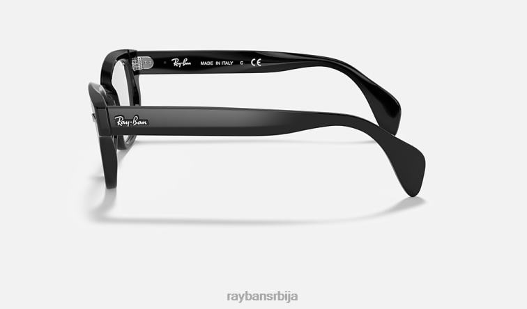 Ray-Ban рб0880 оптицс P0HP2136 наочаре углачана црна мушкарци