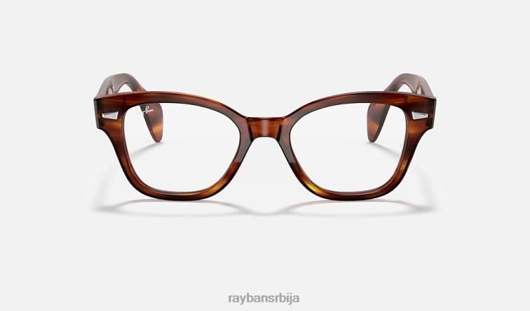 Ray-Ban рб0880 оптицс P0HP2137 наочаре углачана пругаста хавана мушкарци