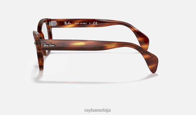 Ray-Ban рб0880 оптицс P0HP2137 наочаре углачана пругаста хавана мушкарци