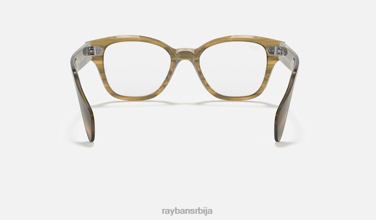 Ray-Ban рб0880 оптицс P0HP2138 наочаре углачана пругаста жута мушкарци