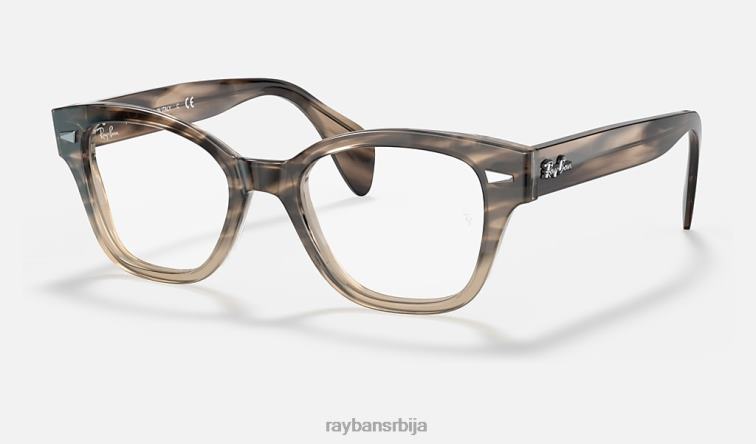 Ray-Ban рб0880 оптицс P0HP2139 наочаре углачана браон хавана мушкарци