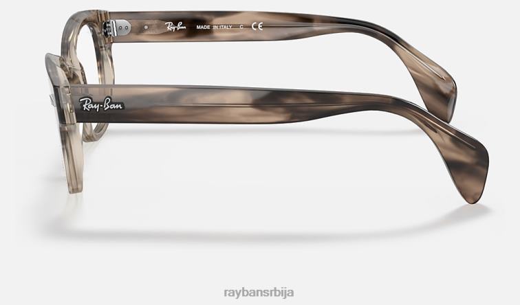Ray-Ban рб0880 оптицс P0HP2139 наочаре углачана браон хавана мушкарци