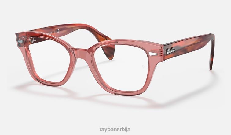 Ray-Ban рб0880 оптицс P0HP2140 наочаре углачана провидна розе мушкарци