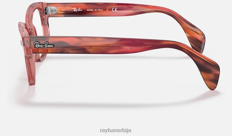 Ray-Ban рб0880 оптицс P0HP2140 наочаре углачана провидна розе мушкарци