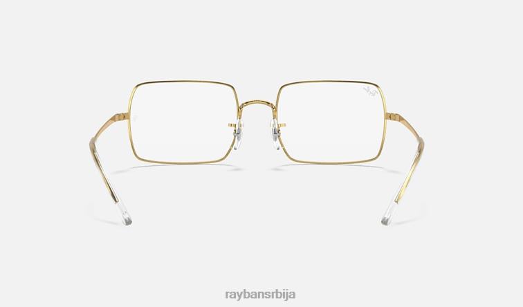 Ray-Ban рб1969в правоугаоник P0HP2361 наочаре углачана бела мушкарци