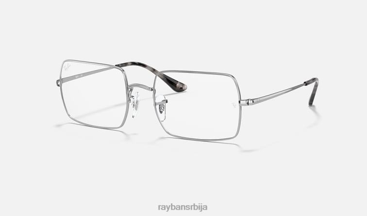 Ray-Ban рб1969в правоугаоник P0HP2363 наочаре углачано сребро мушкарци