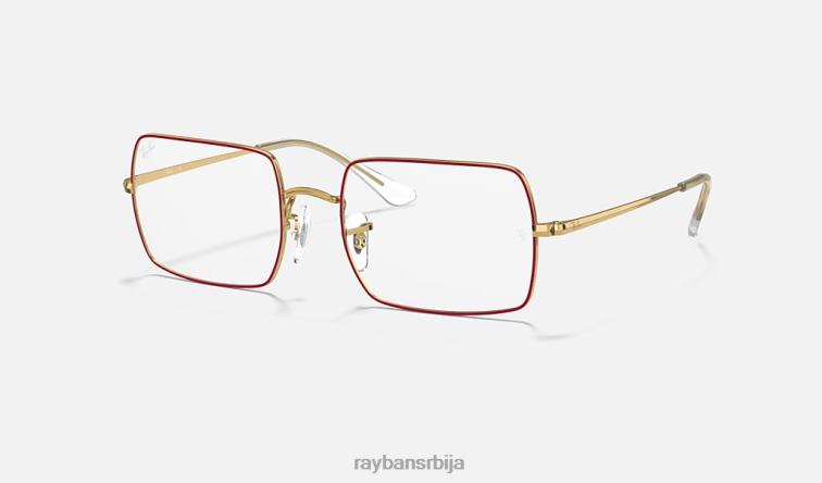Ray-Ban рб1969в правоугаоник P0HP2366 наочаре углачано црвено мушкарци