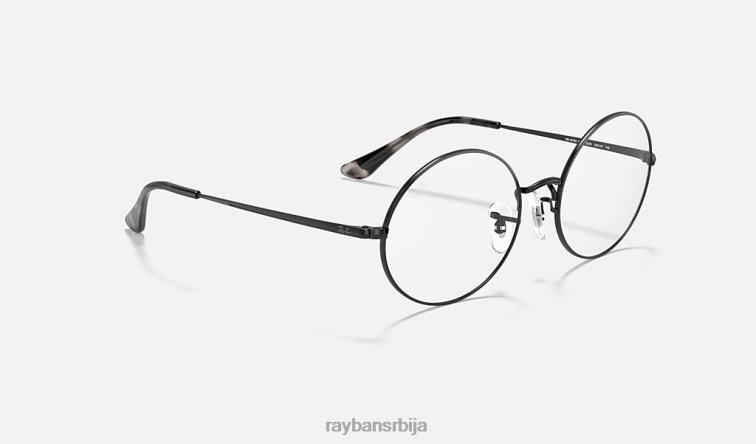 Ray-Ban рб1970в овал P0HP2367 наочаре углачана црна мушкарци