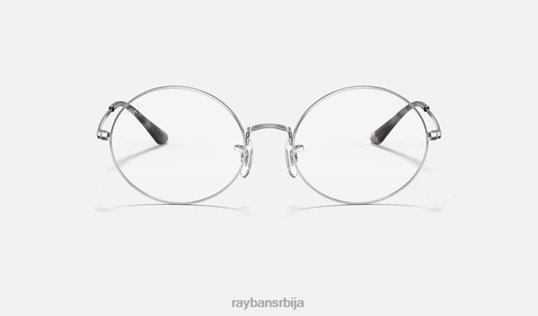 Ray-Ban рб1970в овал P0HP2369 наочаре углачано сребро мушкарци