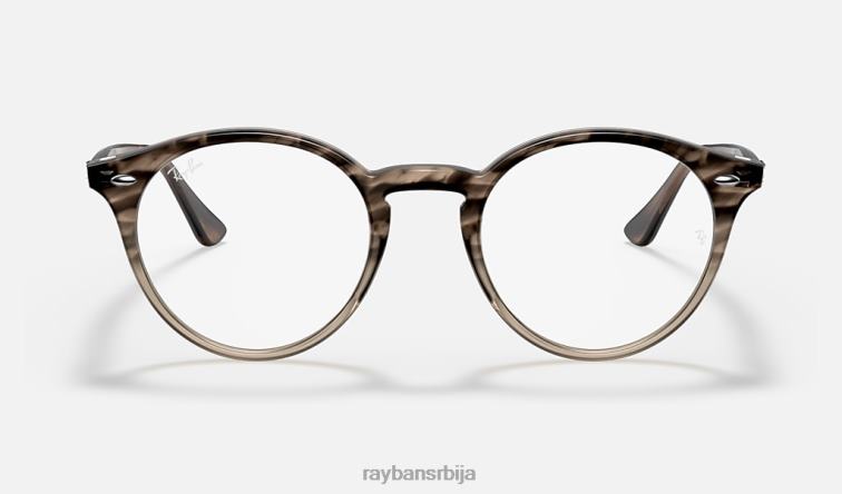 Ray-Ban рб2180в оптицс P0HP1628 наочаре углачана браон хавана мушкарци