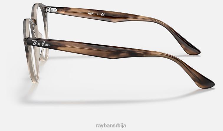 Ray-Ban рб2180в оптицс P0HP1628 наочаре углачана браон хавана мушкарци