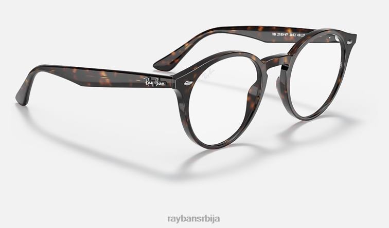 Ray-Ban рб2180в оптицс P0HP1632 наочаре углачана тамна хавана мушкарци