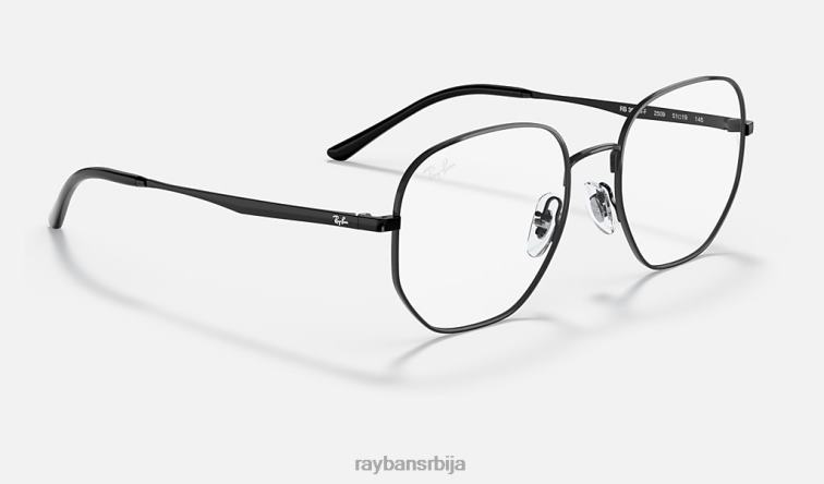Ray-Ban рб3682 оптицс P0HP1763 наочаре углачана црна мушкарци