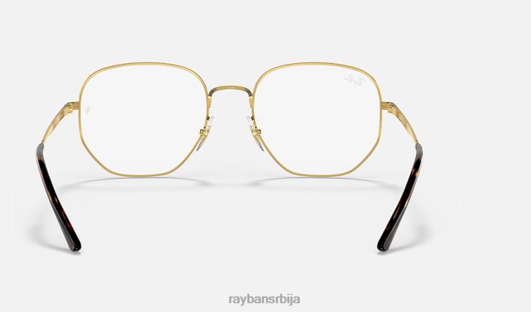 Ray-Ban рб3682 оптицс P0HP1931 наочаре углачано злато мушкарци