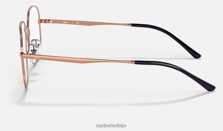 Ray-Ban рб3682 оптицс P0HP1935 наочаре углачано ружичасто злато мушкарци