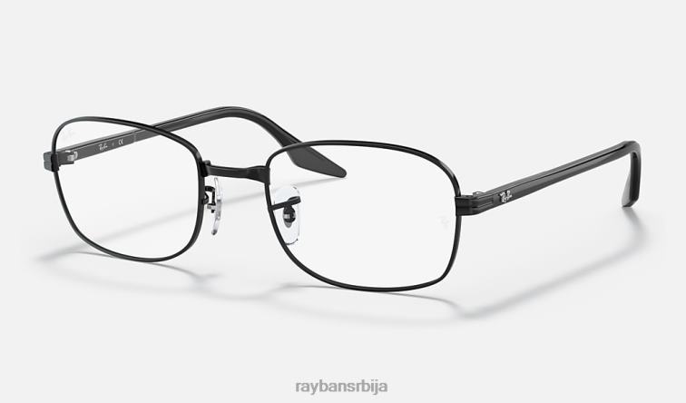 Ray-Ban рб3690 оптицс P0HP2087 наочаре углачана црна мушкарци
