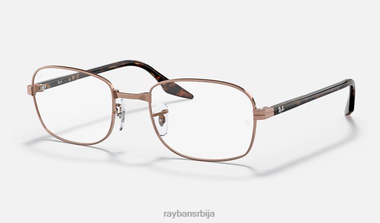 Ray-Ban рб3690 оптицс P0HP2088 наочаре углачан бакар мушкарци