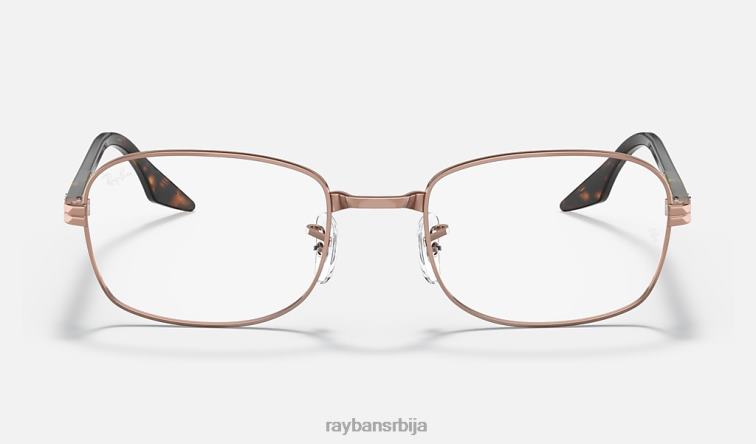 Ray-Ban рб3690 оптицс P0HP2088 наочаре углачан бакар мушкарци