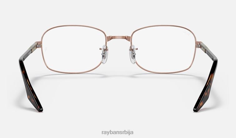 Ray-Ban рб3690 оптицс P0HP2088 наочаре углачан бакар мушкарци