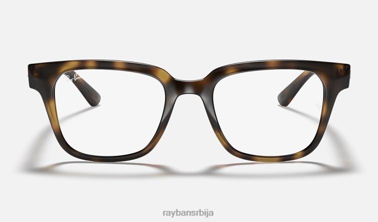 Ray-Ban рб4323в оптицс P0HP1656 наочаре углађена хавана мушкарци