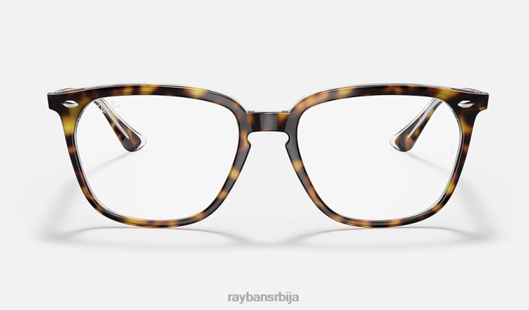 Ray-Ban рб4362 оптицс P0HP1919 наочаре углачана хавана на провидном мушкарци