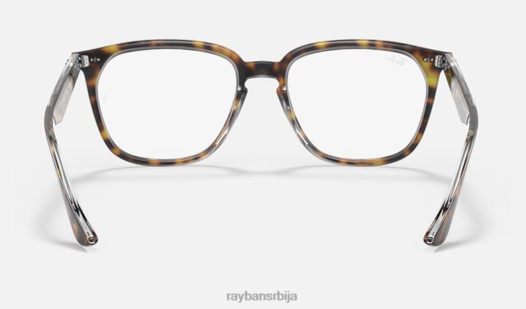 Ray-Ban рб4362 оптицс P0HP1919 наочаре углачана хавана на провидном мушкарци
