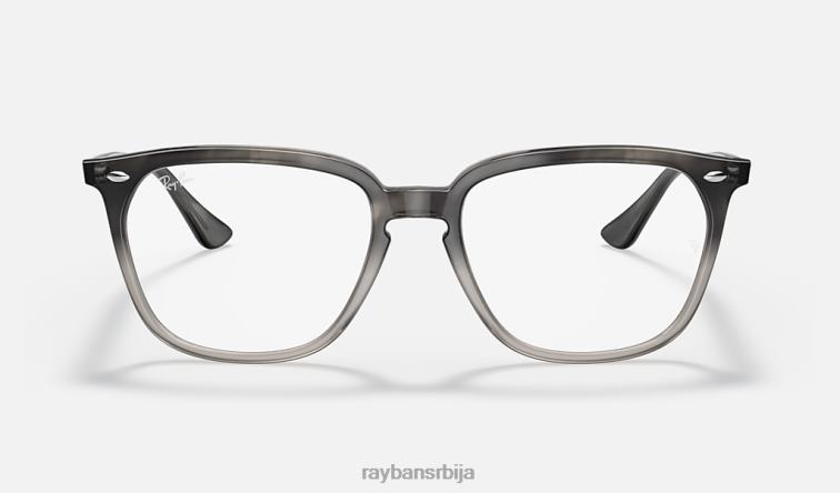 Ray-Ban рб4362 оптицс P0HP1968 наочаре углачана сива хавана мушкарци