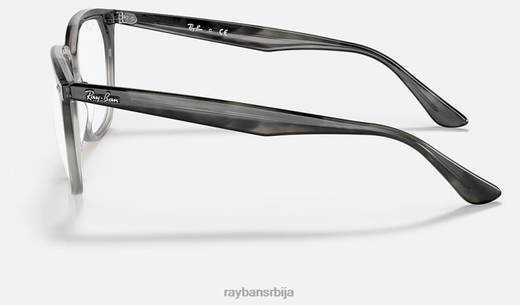 Ray-Ban рб4362 оптицс P0HP1968 наочаре углачана сива хавана мушкарци