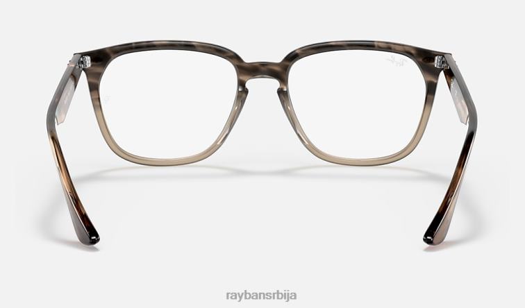 Ray-Ban рб4362 оптицс P0HP1969 наочаре углачана браон хавана мушкарци