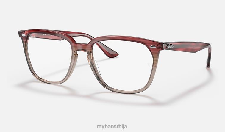 Ray-Ban рб4362 оптицс P0HP1970 наочаре углачан бордо мушкарци